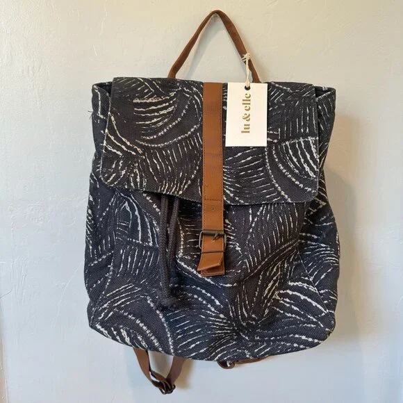 Lu + Elle - The Paradise Palm Backpack - Picture 4 of 8